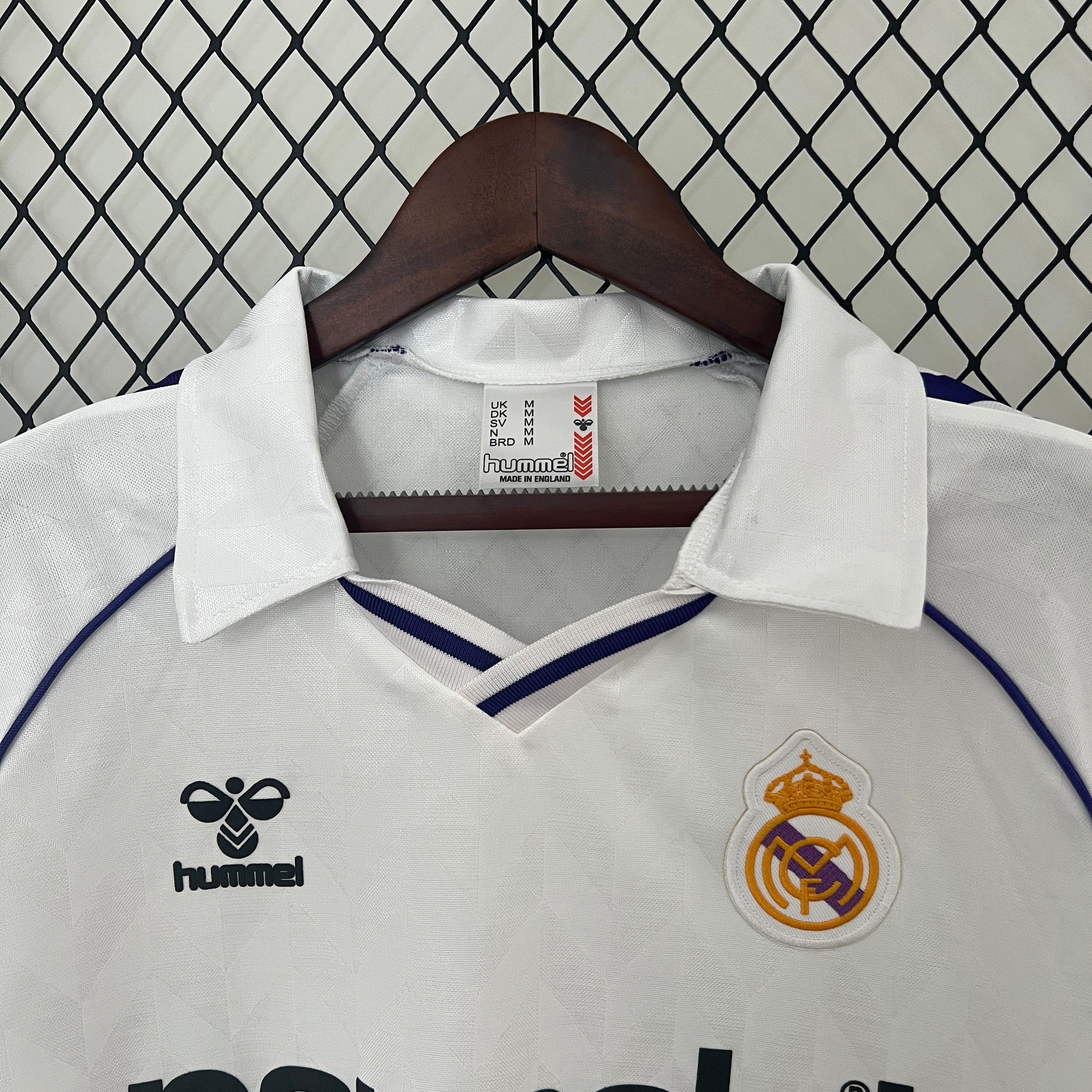 Real Madrid Local Retro 1988 Versión Fan