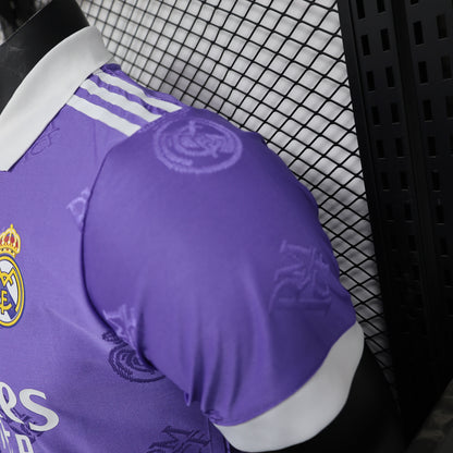 Camiseta Real Madrid Polo Morada 2025/26 Versión Jugador
