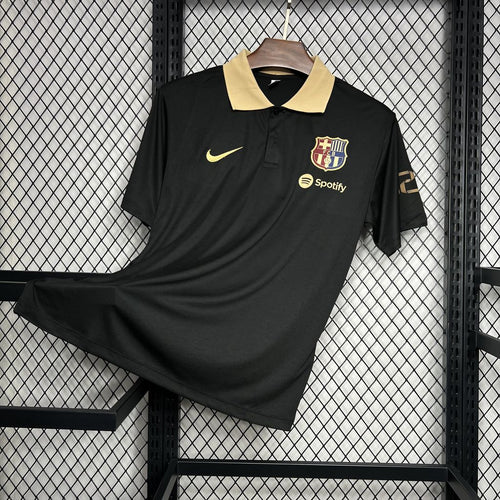 Camiseta FC Barcelona Polo Negro 2024/25 Versión Fan