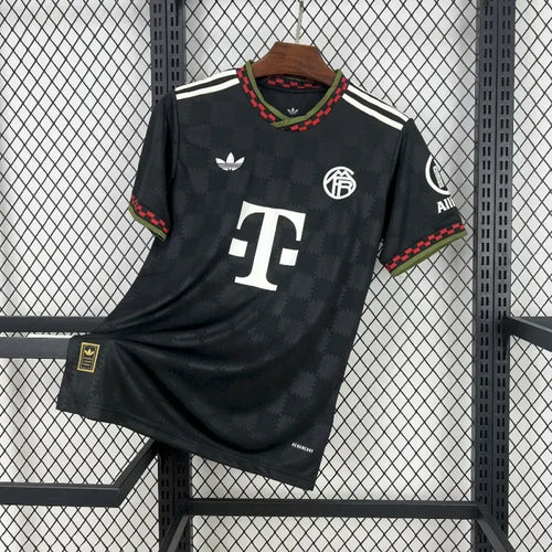 Camiseta Bayern Munich Negra 2025/26 Versión Fan