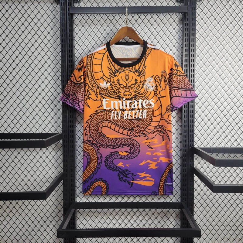 Camiseta Real Madrid "Especial Dragon Naranja" 2024/25 Versión Fan