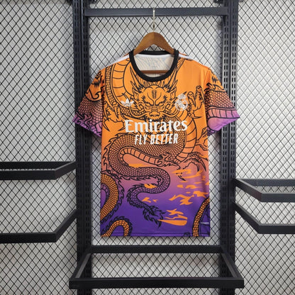 Camiseta Real Madrid "Especial Dragon Naranja" 2024/25 Versión Fan