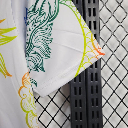 Camiseta Real Madrid Edición Especial Blanco "Dragón-Arcoíris" 2024/25 Versión Fan