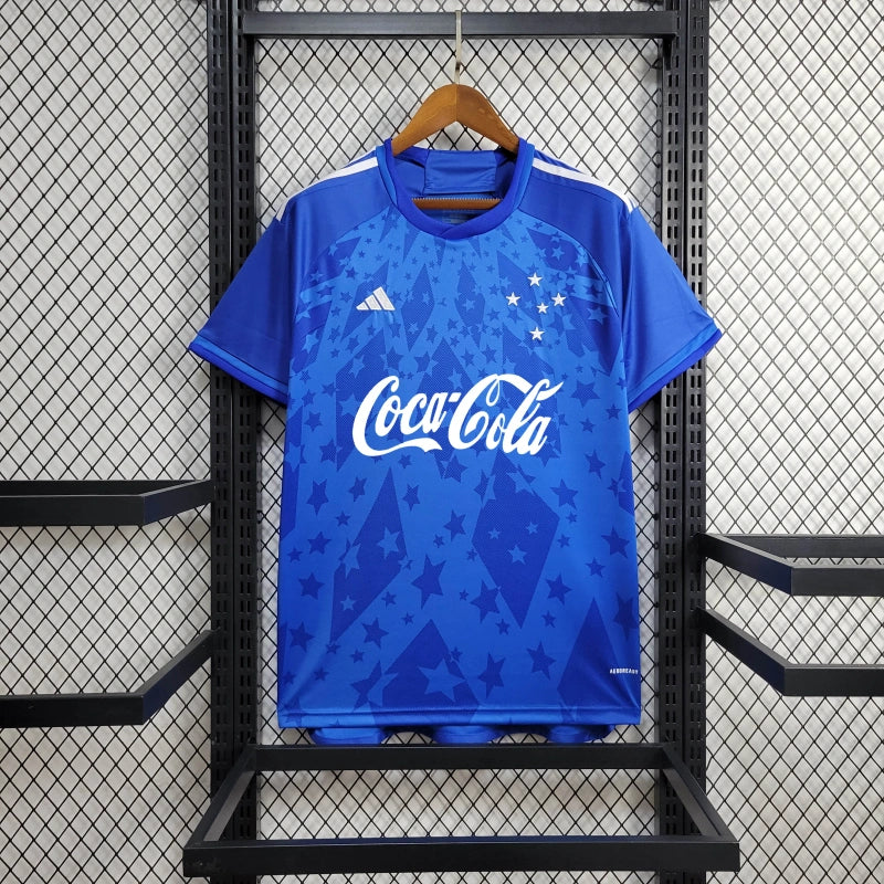 Camiseta Cruzeiro Local 2024 Versión Fan