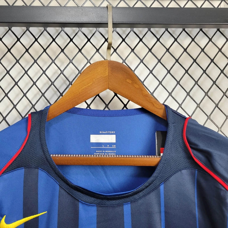 Camiseta FC Barcelona Local Visita 2004/05 Versión Fan