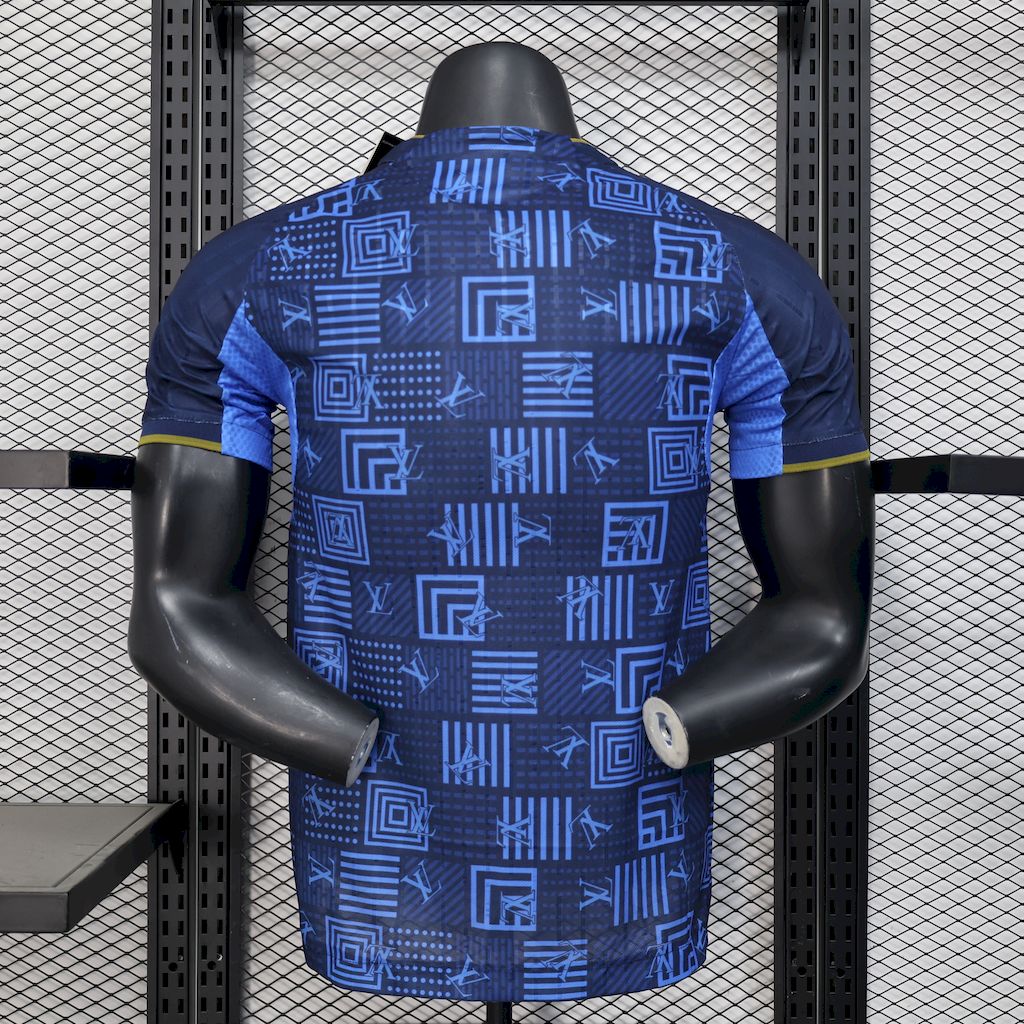 Camiseta Real Madrid Louis Vuitton Azul 2025/26 Versión Jugador