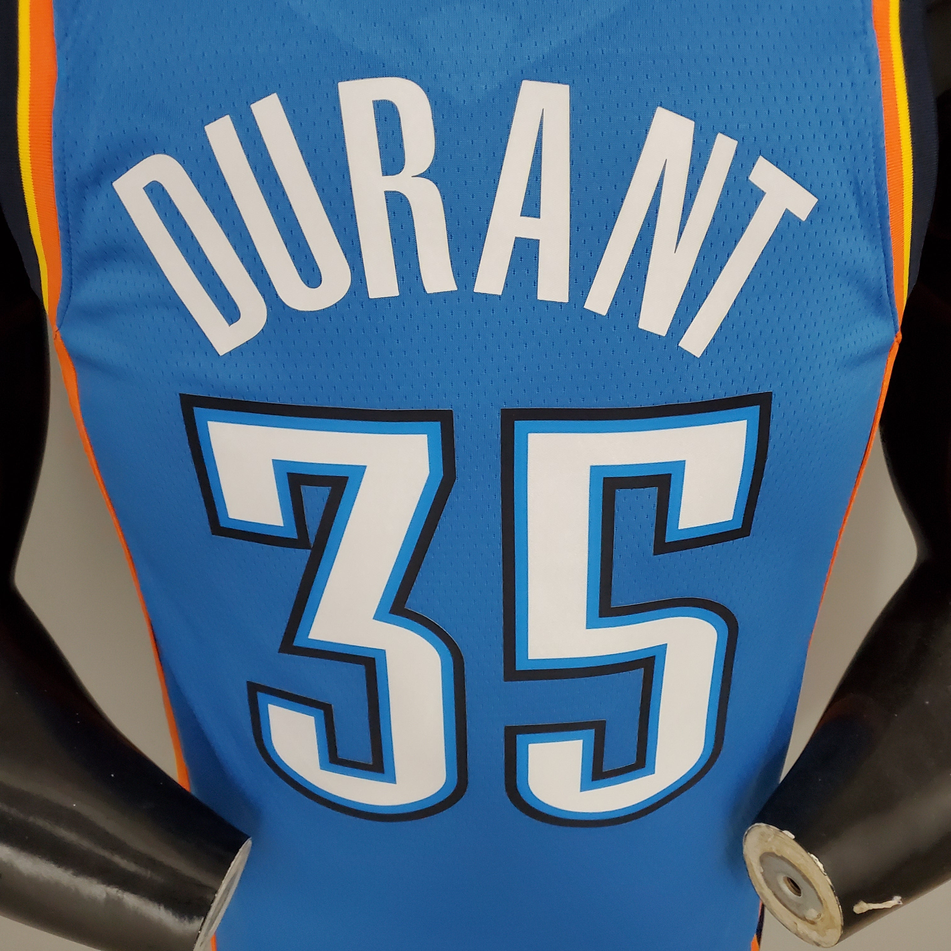 Oklahoma City Thunder Camiseta Clásica Celeste Naranja