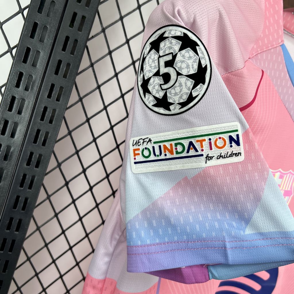 Camiseta FC Barcelona Edición Especial Rosa 2025/26 Versión Fan
