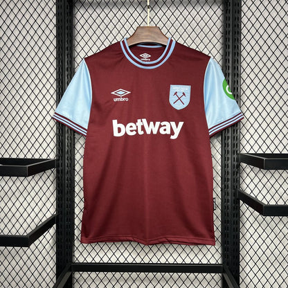Camiseta West Ham United Local 2024/25 Versión Fan