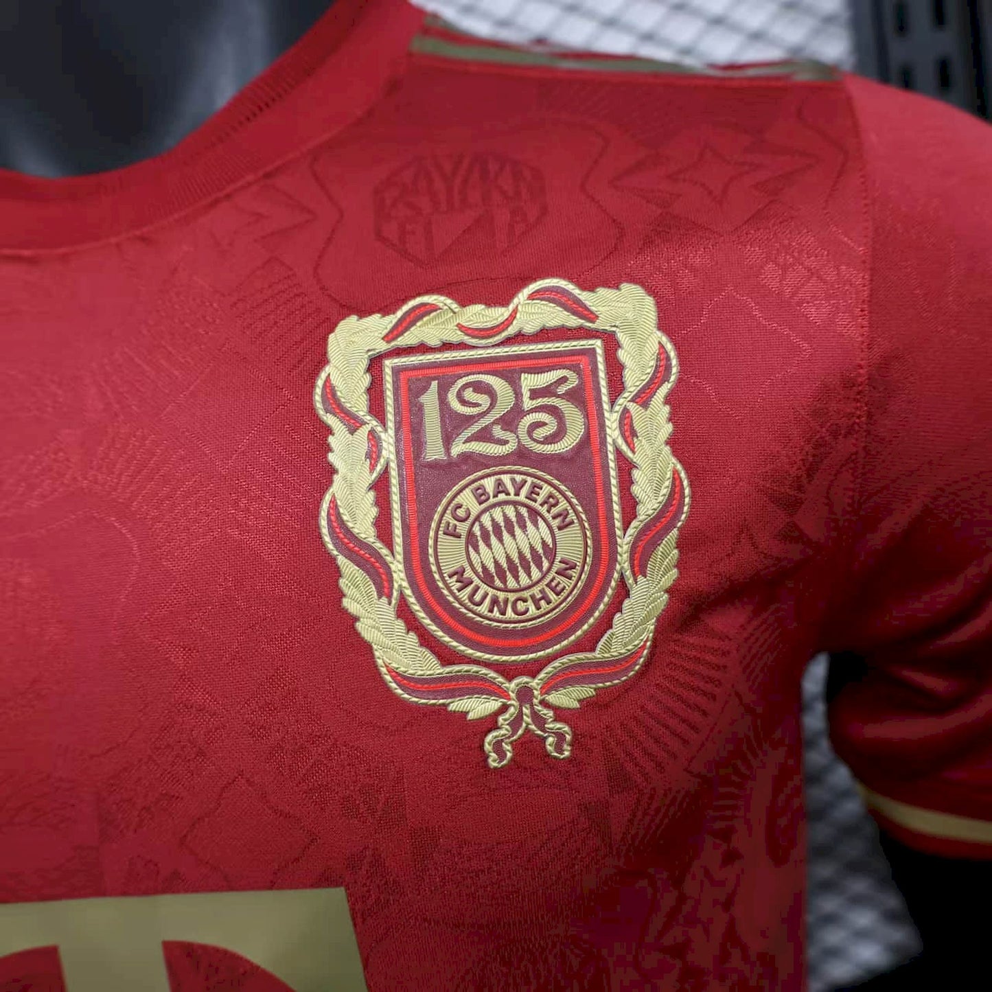 Camiseta Bayern Munich "125 Aniversario Red Color" 2024/25 Versión Jugador