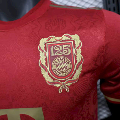 Camiseta Bayern Munich "125 Aniversario Red Color" 2024/25 Versión Jugador