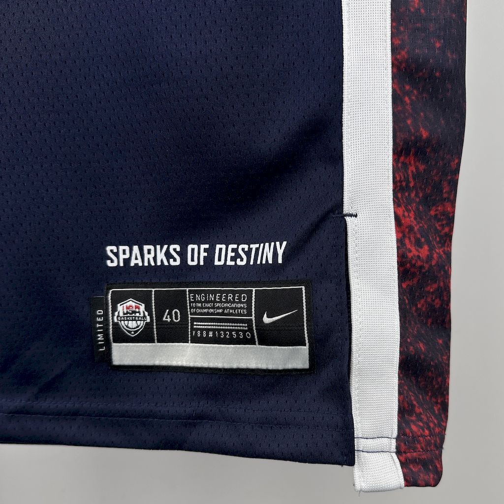 Camiseta Olimpic USA 2024 Visita NBA