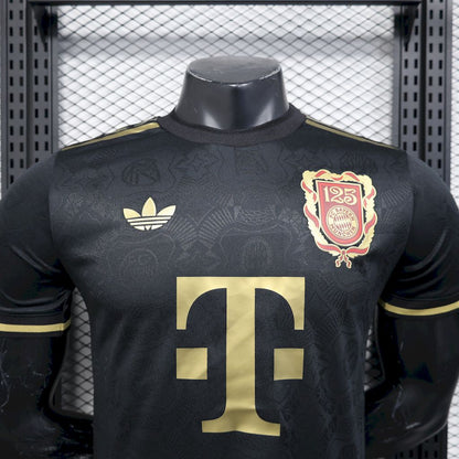 Camiseta Bayern Munich "125 Aniversario Black Color" 2024/25 Versión Jugador