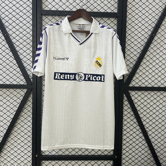 Camiseta Real Madrid Local Retro 1989/90 Versión Fan