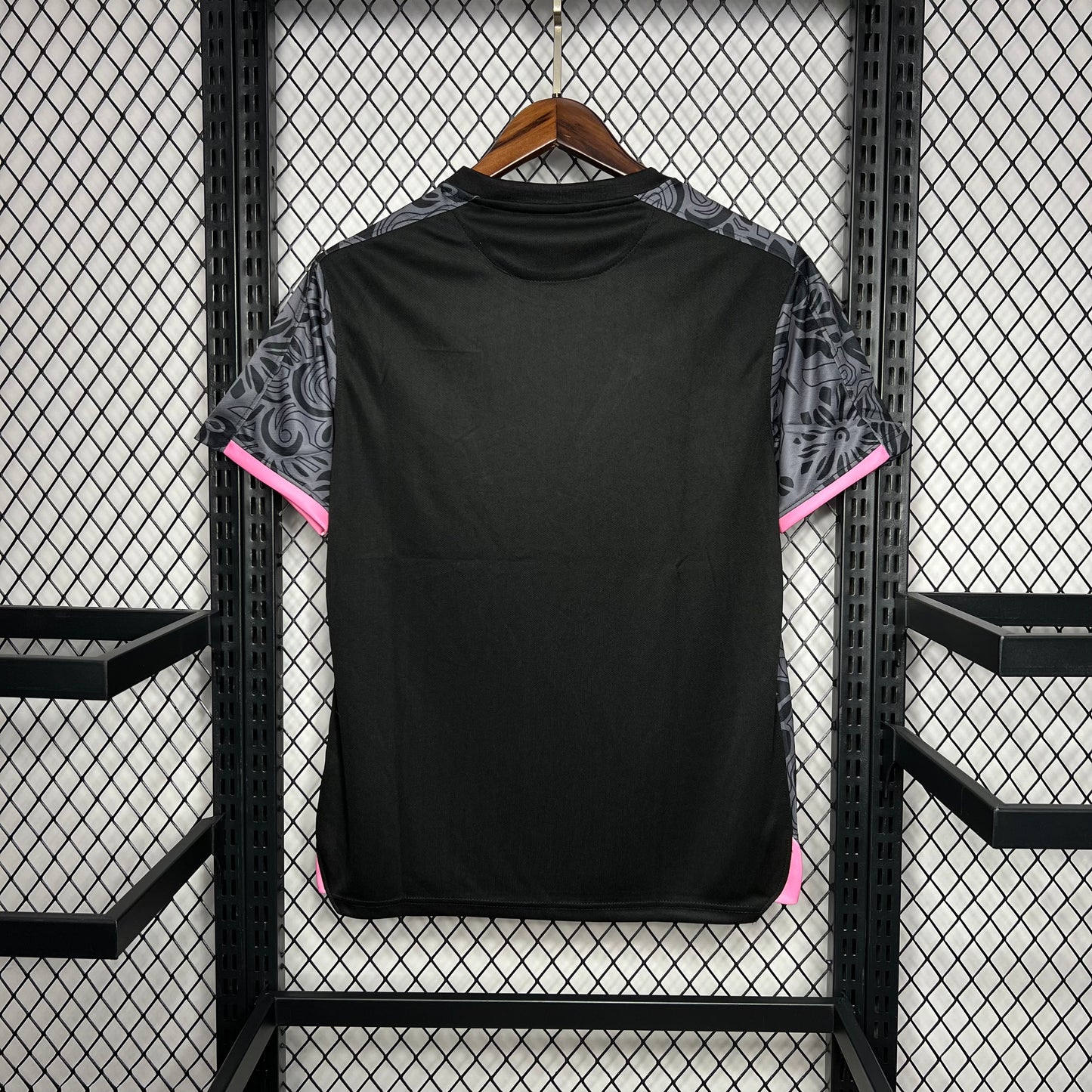 Camiseta Palestino Entrenamiento Negra 2024/25 Versión Fan