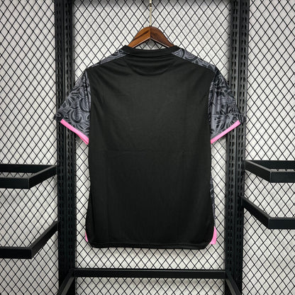 Camiseta Palestino Entrenamiento Negra 2024/25 Versión Fan