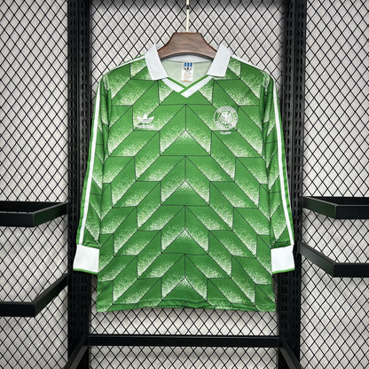 Camiseta Alemania Manga Larga Visita Retro 1990