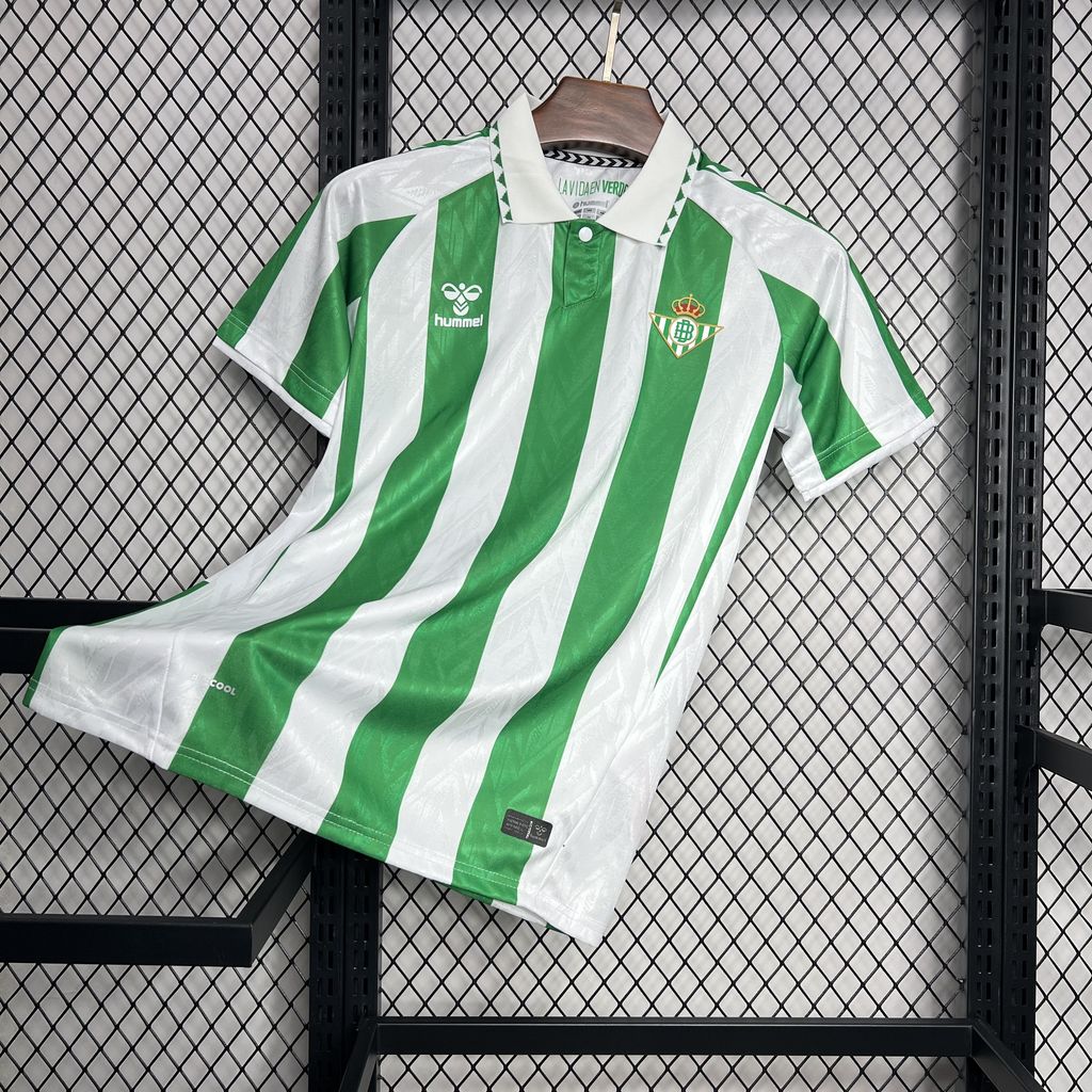 Camiseta Real Betis Local Sin Sponsors 2024/25 Versión Fan