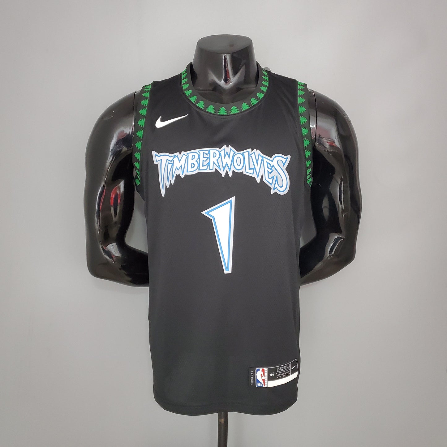 Camiseta Minnesota Timberwolves "Retro Edition" Negra