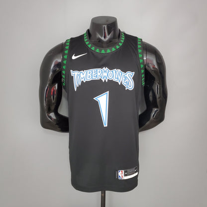 Camiseta Minnesota Timberwolves "Retro Edition" Negra