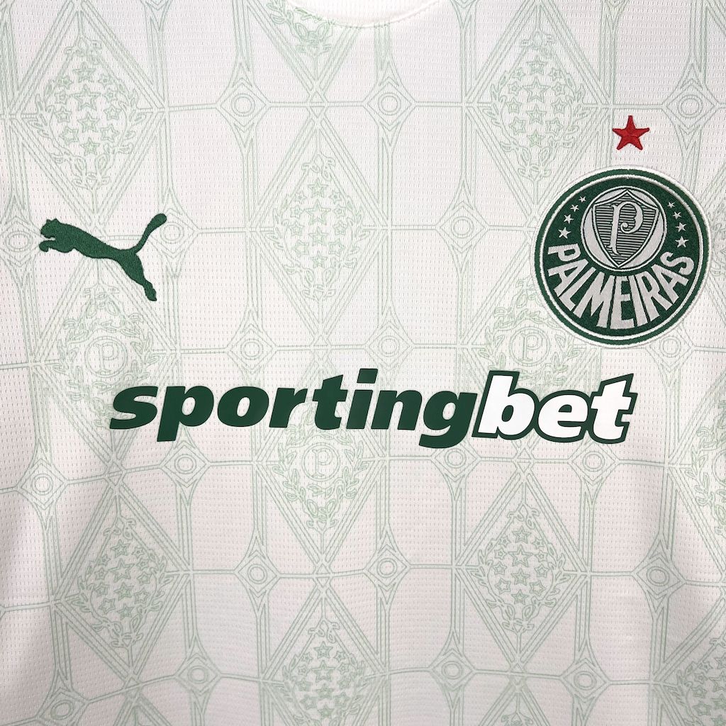 Camiseta Palmeiras Visita 2025/26 Versión Mujer