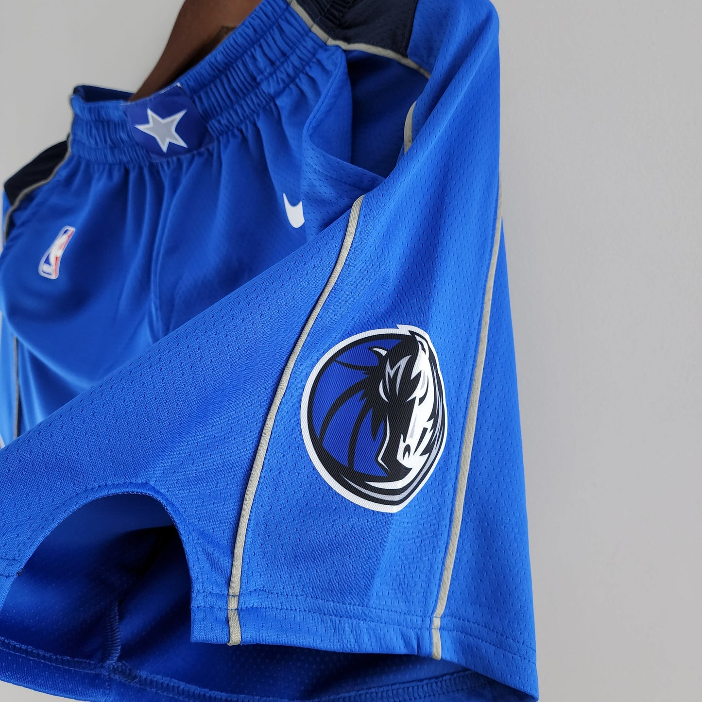 Camiseta Dallas Mavericks Shorts Azules