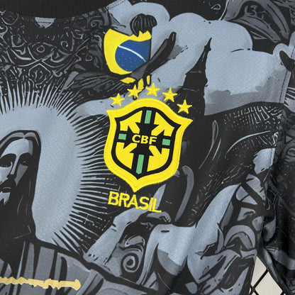 Camiseta Brasil "Edición Cristo Redentor STUSSY" 2024 Versión Fan
