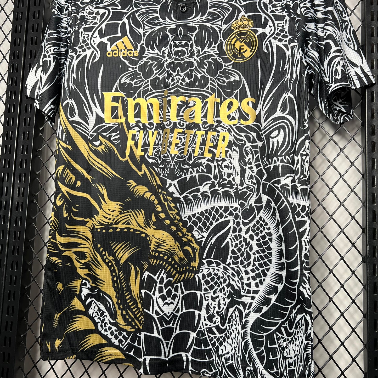 Camiseta Real Madrid Edición Especial "Dragón-Gris" 2024/25 Versión Fan