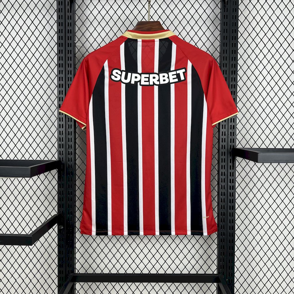 Camiseta Sao Paulo Visita 2025/26 Versión Fan