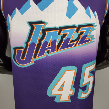 Camiseta Utah Jazz "Retro Mountain" Morada