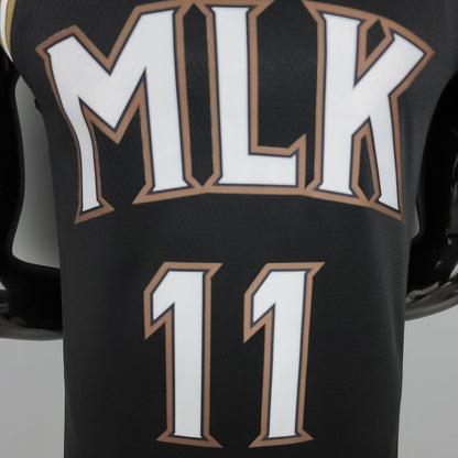 Camiseta Atlanta Hawks "MLK" Negra