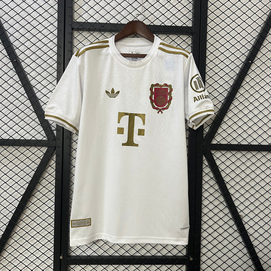 Camiseta Bayern Munich 125 Aniversario Blanco 2024/25 Versión Fan