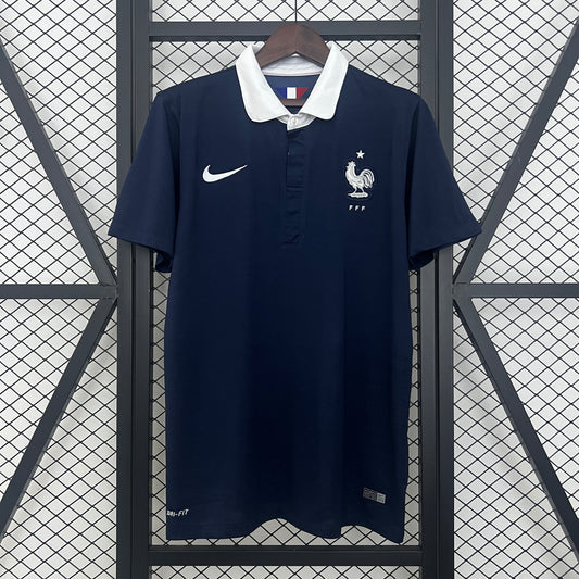 Camiseta Francia Local Retro 2014 Versión Fan