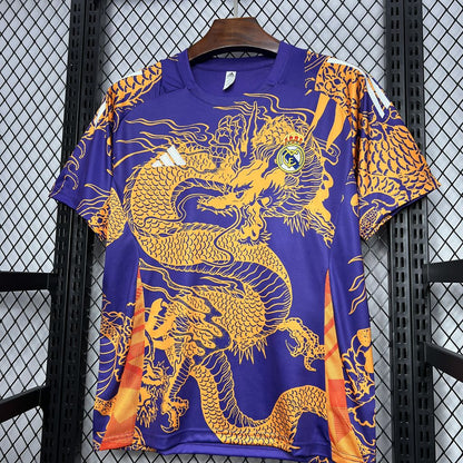 Camiseta Real Madrid Edición Especial "Dragón-Purpura" 2024/25 Versión Fan