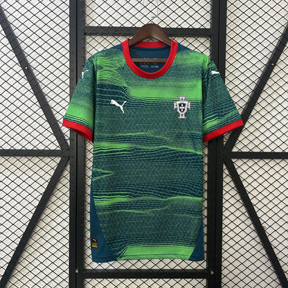 Camiseta Portugal Entrenamiento Verde 2025 Versión Fan