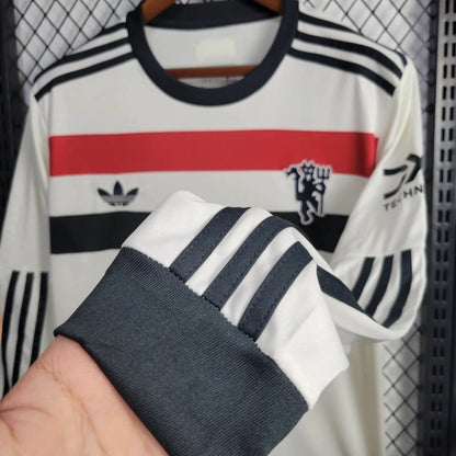 Camiseta Manchester United Tercera Manga Larga 2024/25 Versión Fan