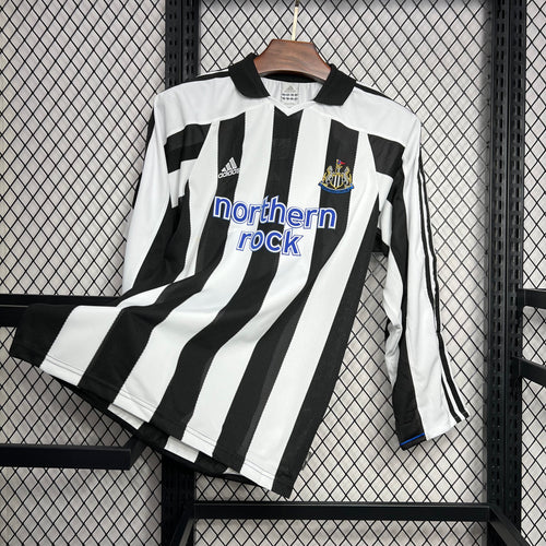 Camiseta Newcastle United Local Retro Manga Larga 2003/05