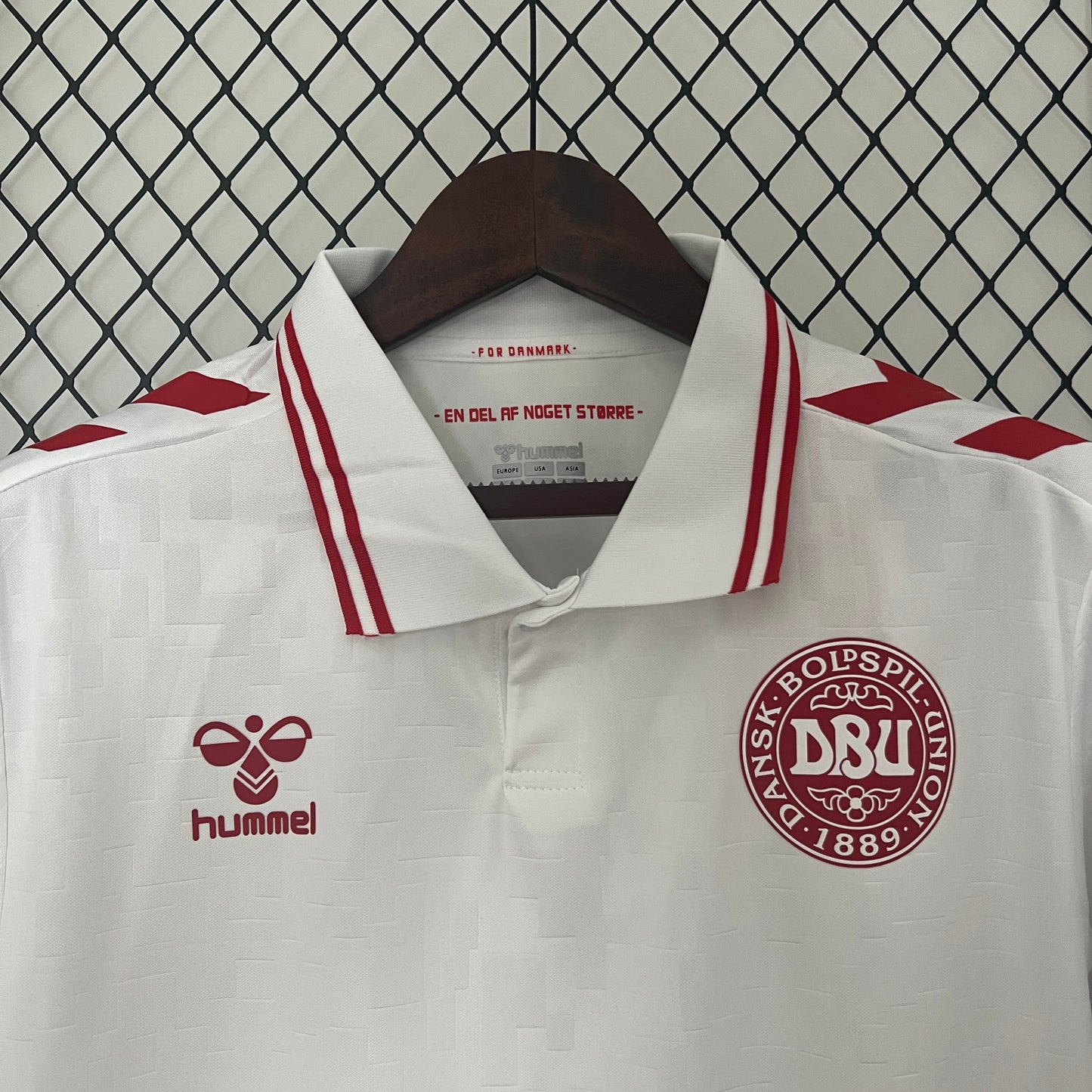 Camiseta Dinamarca Visita 2024 Versión Fan