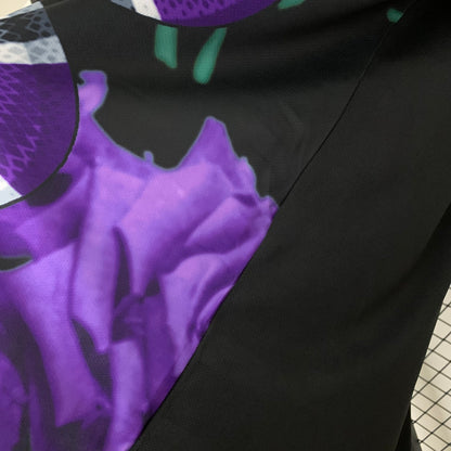 Camiseta Real Madrid Edición Purple Rosas 2025/26 Versión Fan