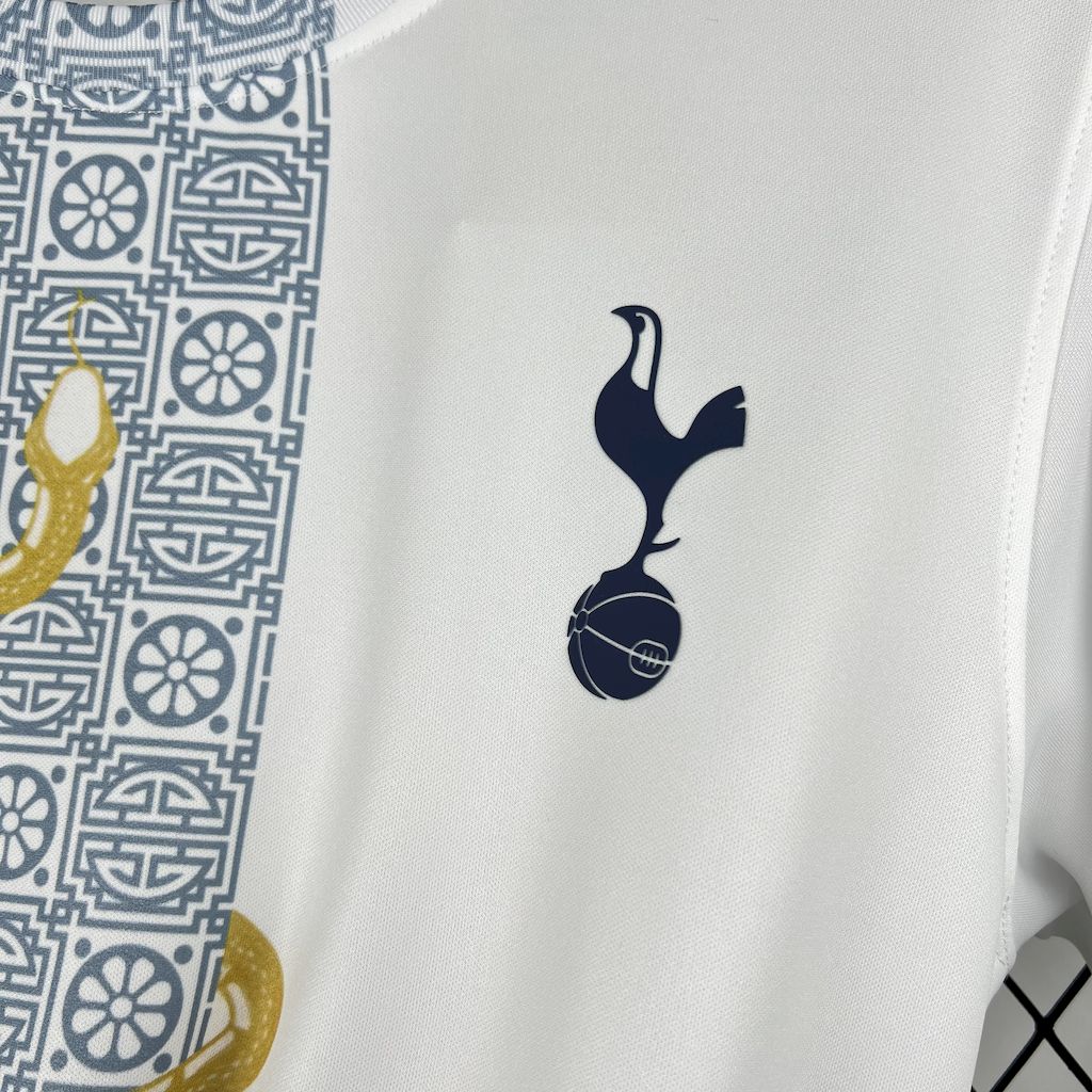 Camiseta Tottenham Hotspur Blanca 2025/26 Versión Fan
