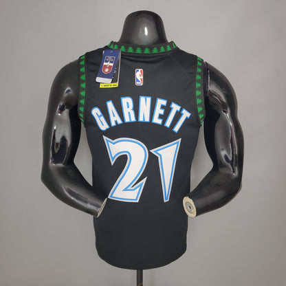 Camiseta Minnesota Timberwolves "Retro Edition" Negra