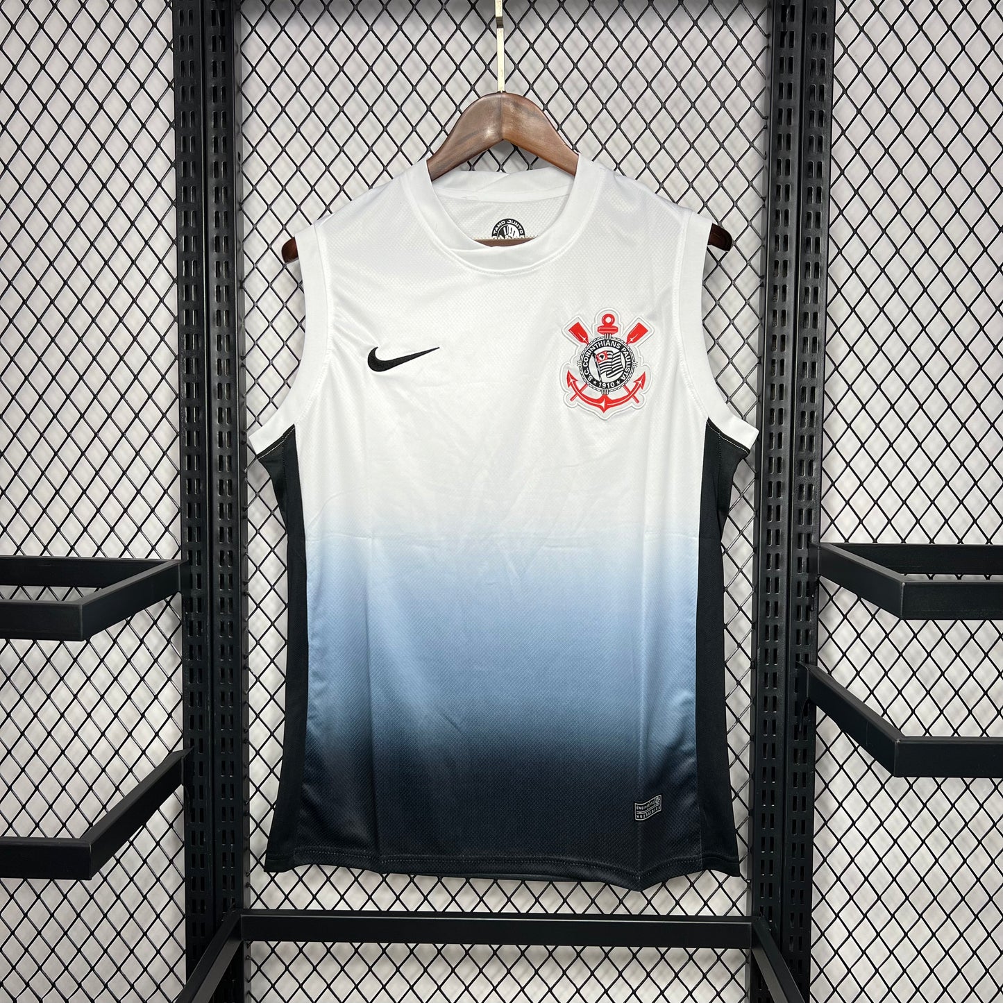Camiseta Corinthians Local Sin Mangas Blanca 2024/25 Versión Fan