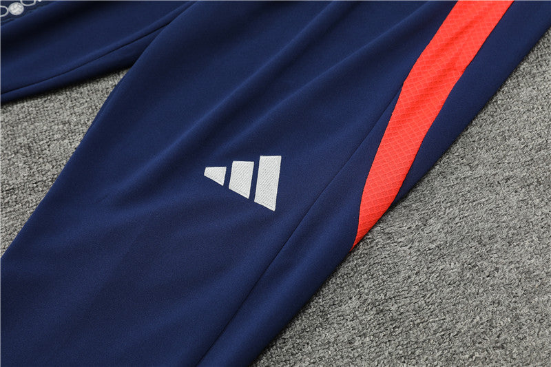 Buzo Completo Manchester United Rojo Azul