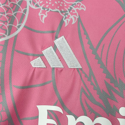 Camiseta Real Madrid Edición Pink Dragon 2025/26 Versión Fan