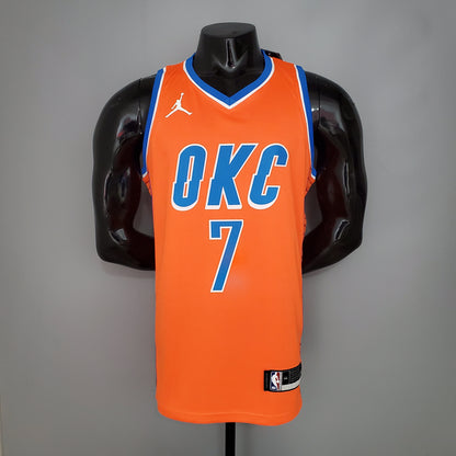 Camiseta Oklahoma City Thunder "Orange Stripes" Naranjo