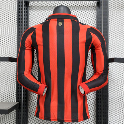 Camiseta AC Milan Manga Larga 125 Aniversario 2024/25 Versión Jugador