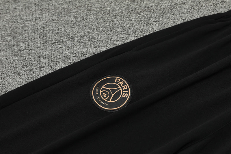 Buzo Completo PSG Negro Rosado Edición Jordan