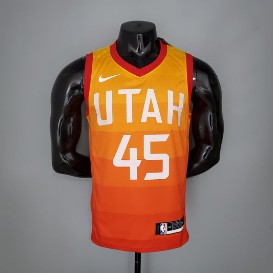 Camiseta Utah Jazz "Orange Raimbow" Naranja