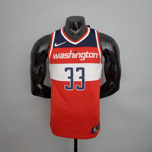 Camiseta Washington Wizards Camiseta Azul Roja Clásica
