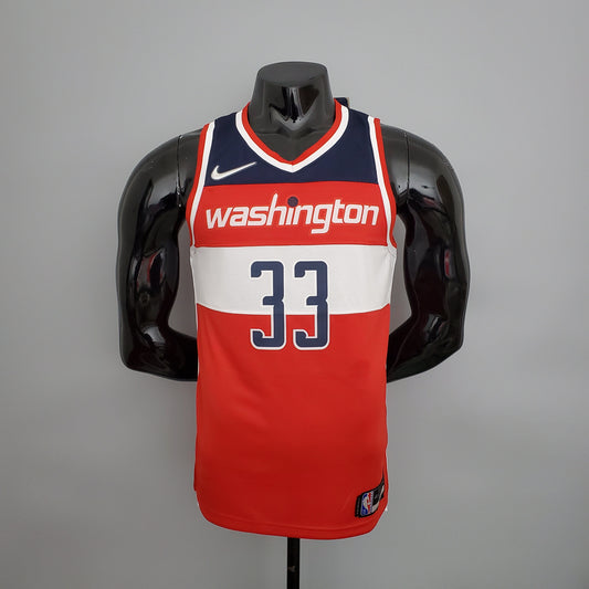 Camiseta Washington Wizards Camiseta Azul Roja Clásica